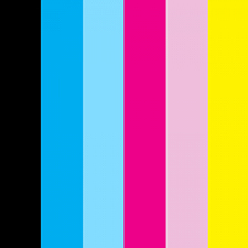 Цвета CMYK Light Magenta Light Cyan.