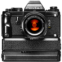 Pentax LX с моторным приводом.